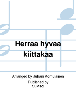 Book cover for Herraa hyvää kiittäkää