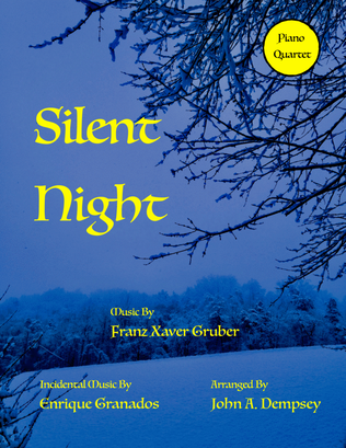 Book cover for Silent Night (Piano Quartet): Violin, Viola, Cello and Piano