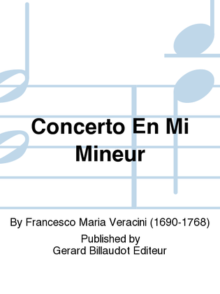 Book cover for Concerto En Mi Mineur