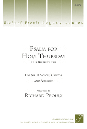 Book cover for Psalm for Holy Thursday
