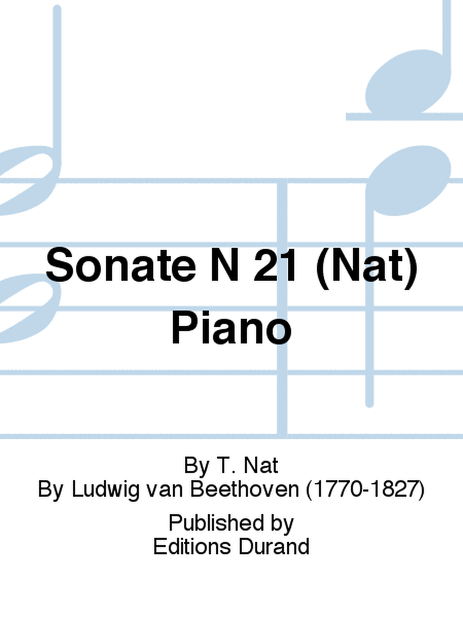 Sonate N 21 (Nat) Piano