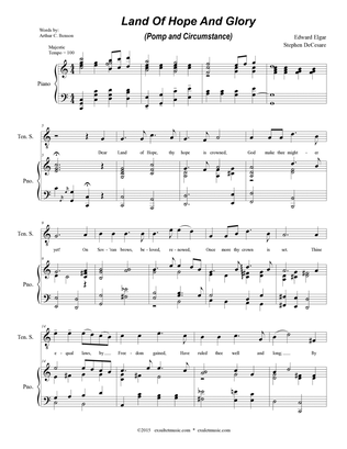 Book cover for Land Of Hope And Glory (Solos and SATB)