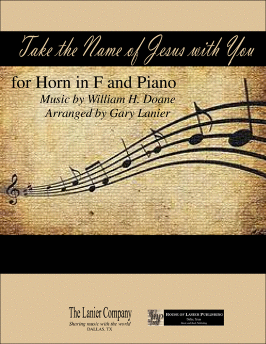 TAKE THE NAME OF JESUS WITH YOU (for Horn in F and Piano with Score/Part) image number null