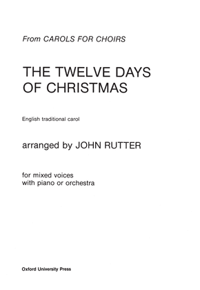 Book cover for The Twelve days of Christmas