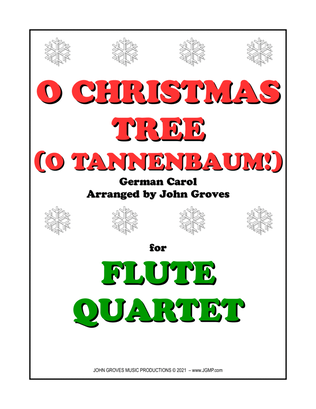 Book cover for O Christmas Tree (O Tannenbaum!) - Flute Quartet