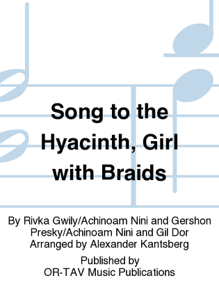 Book cover for Song to the Hyacinth, Girl with Braids