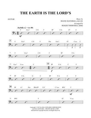Book cover for The Earth Is the Lord's - Guitar