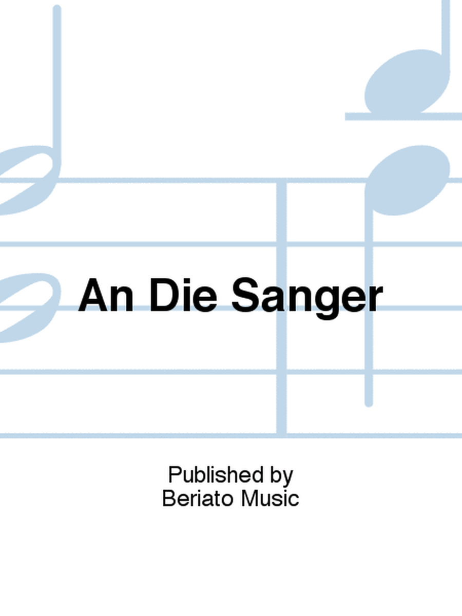 An Die Sanger