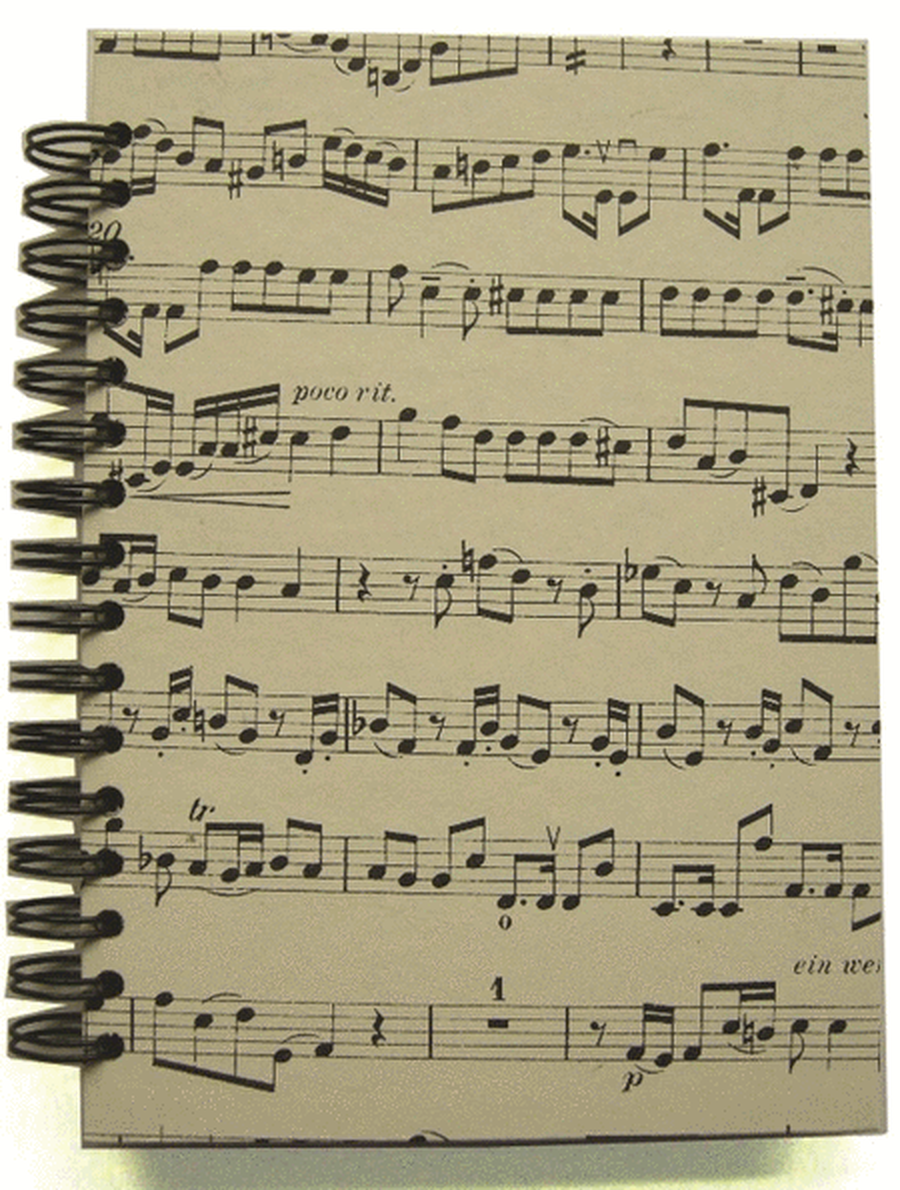 A6 Journal Sheetmusic