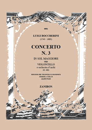 Book cover for Concerto N. 3 In Sol Magg. G.480