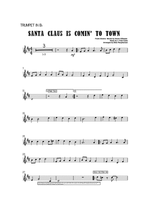 Book cover for Santa Claus Is Comin' To Town