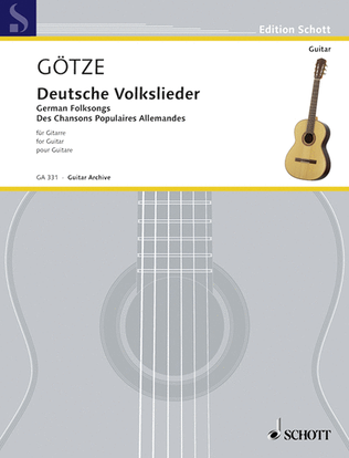 Book cover for German Folksongs