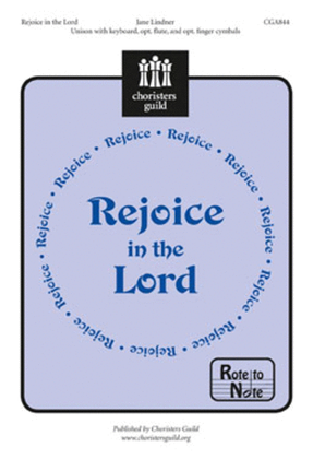 Book cover for Rejoice in the Lord