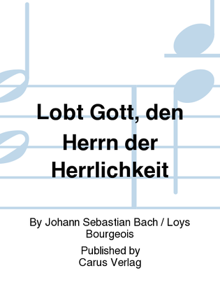 Book cover for Lobt Gott, den Herrn der Herrlichkeit