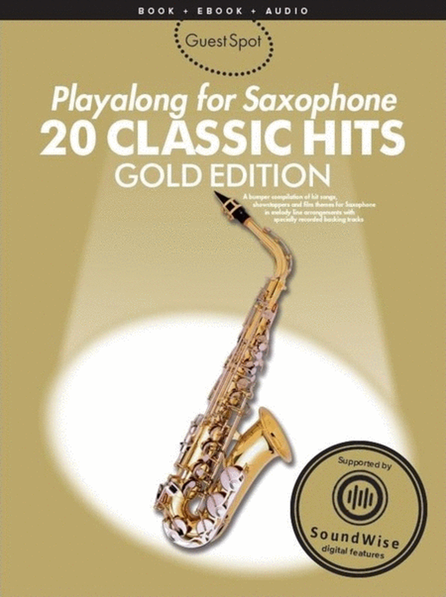 Guest Spot 20 Classic Hits Alto Sax Book/Online Audio