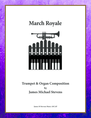Book cover for March Royale - Trumpet & Organ