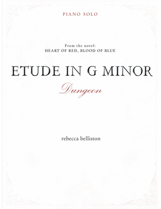 Book cover for Etude in G minor: Dungeon