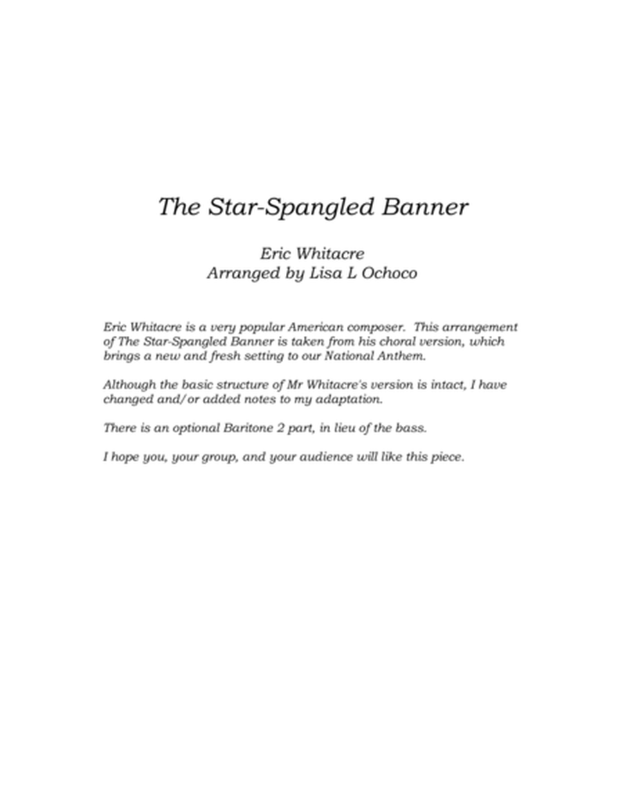 The Star-Spangled Banner for Saxophone Choir image number null