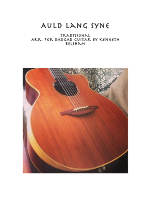Book cover for Auld Lang Syne - DADGAD Guitar