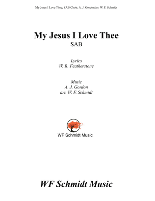 Book cover for My Jesus I Love Thee