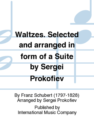 Book cover for Waltzes. Selected And Arranged In Form Of A Suite By Sergei Prokofiev