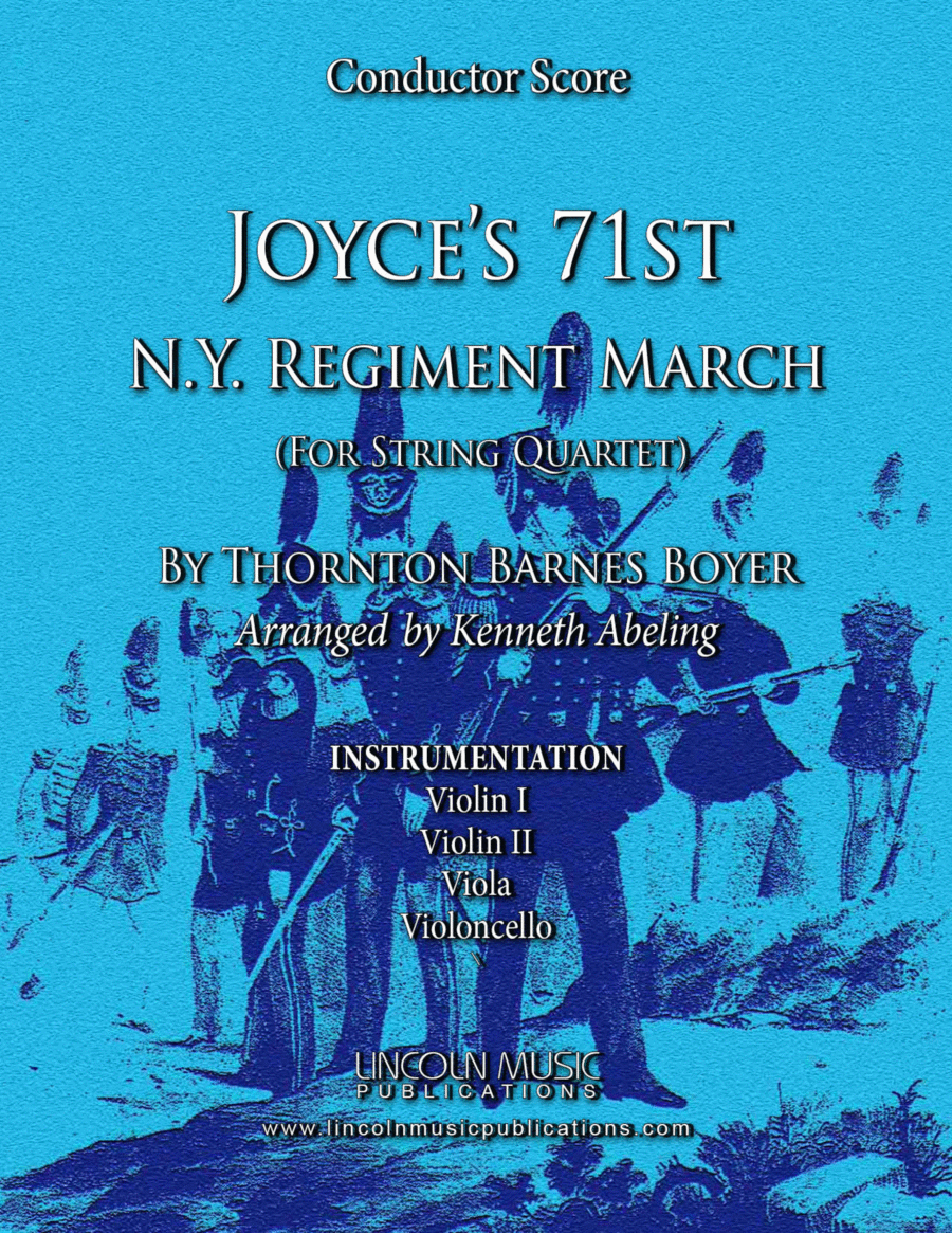 March - Joyce’s 71st N.Y. Regiment March (for String Quartet) image number null