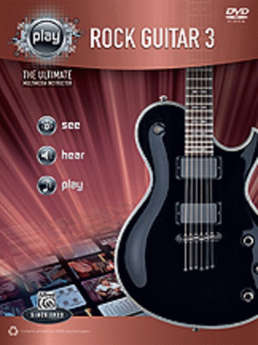 Alfreds Play Rock Guitar 3 Book/Dvd