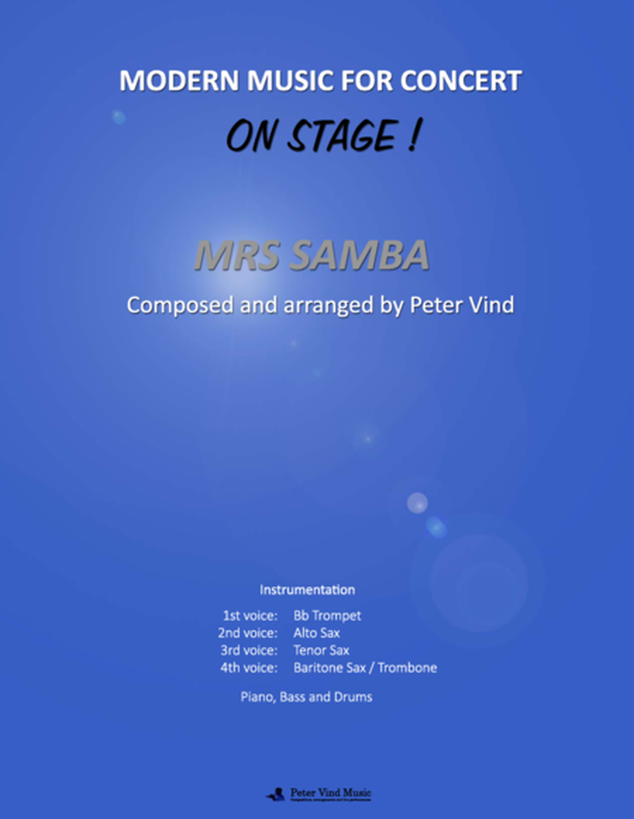 Mrs Samba - Stage Arrangements - By Peter Vind image number null
