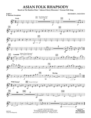 Asian Folk Rhapsody - Pt.5 - Eb Baritone Saxophone