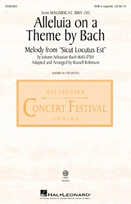 Book cover for Alleluia on a Theme by Bach (BWV 243)