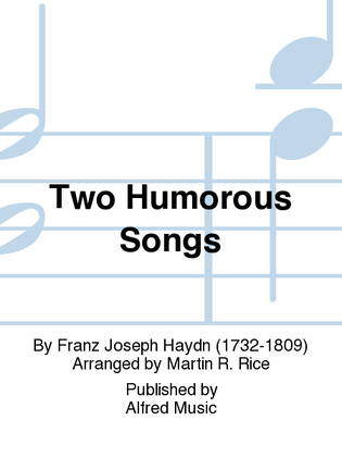 Book cover for Two Humorous Songs