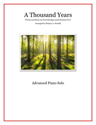 Book cover for A Thousand Years