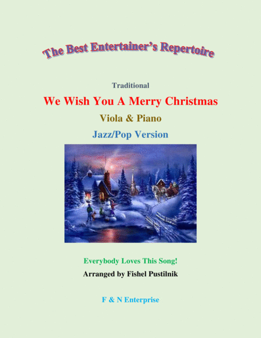 "We Wish You A Merry Christmas" for Viola and Piano-Video image number null