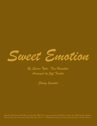 Book cover for Sweet Emotion