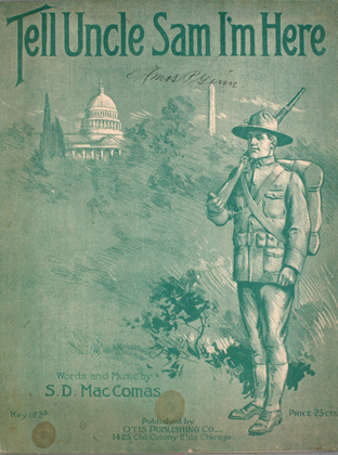 Book cover for Tell Uncle Sam I'm Here