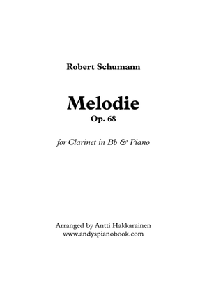 Book cover for Melody -Clarinet & Piano