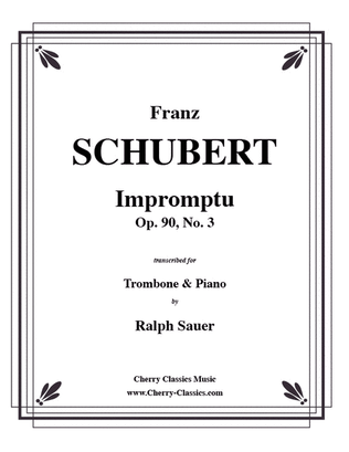 Impromptu, Opus 90, No. 3 for Trombone & Piano