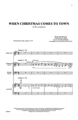 Book cover for When Christmas Comes to Town (from The Polar Express)