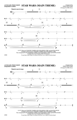 Book cover for Star Wars (Main Theme): Auxiliary Percussion