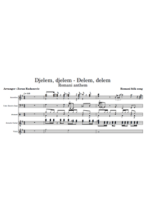 Book cover for Djelem djelem - Score Only