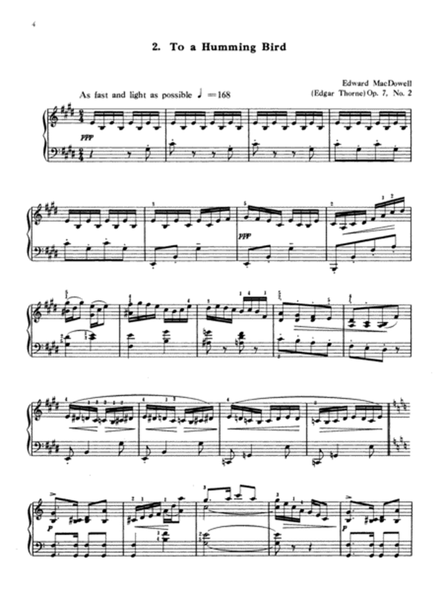 MacDowell -- Six Fancies, Op. 7 for the Piano image number null