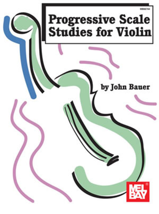 Book cover for Progressive Scale Studies for Violin