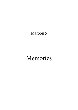 Book cover for Memories