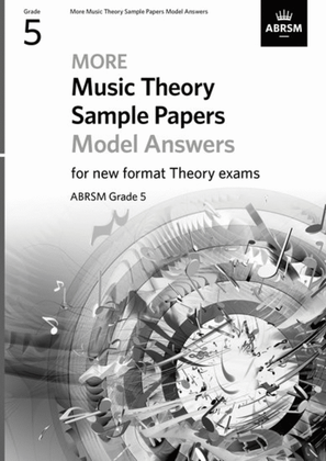 Book cover for More Music Theory Sample Papers Model Answers, ABRSM Grade 5