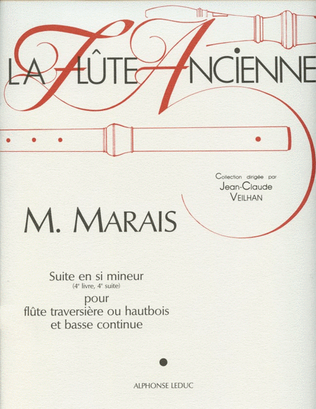 Book cover for Marin Suite In B Minor 4eme Livre Flute Oboe & Basso Continuo Book