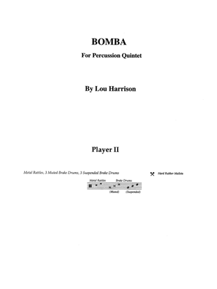 Bomba: 2nd Percussion