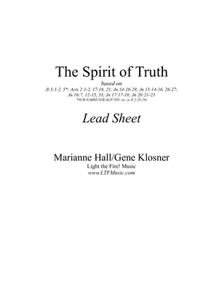 The Spirit of Truth [Lead Sheet]