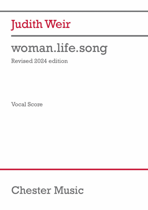 Book cover for Woman.Life.Song (Revised 2024 Edition Vocal Score)