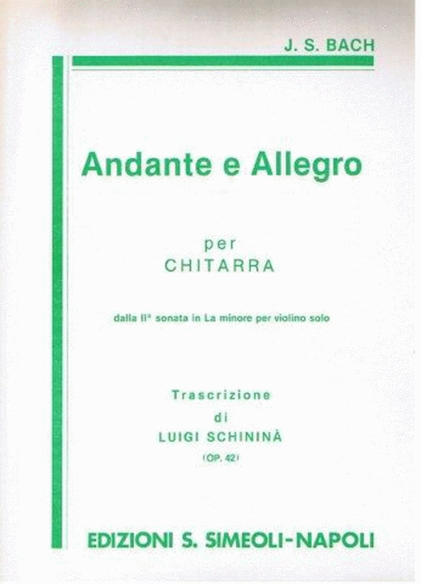Andante E Allegro (Dalla Sonata N. 2 Per Vn)