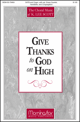 Book cover for Give Thanks to God on High